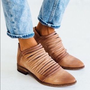 Free People Tan Lost Valley Booties